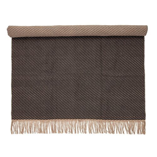 Hovard Rug, Brown, Cotton - (L200xW140 cm)
