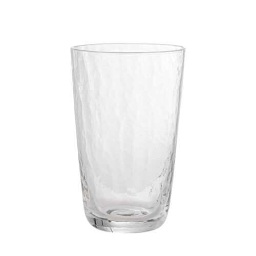 Asali Drinking Glass, Clear, Glass - (D9xH14 cm, Set of 4)