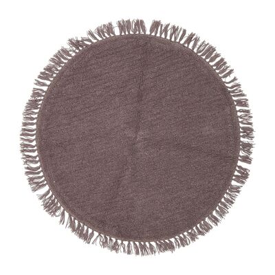 Lenea Teppich, Lila, Wolle - (D110 cm)