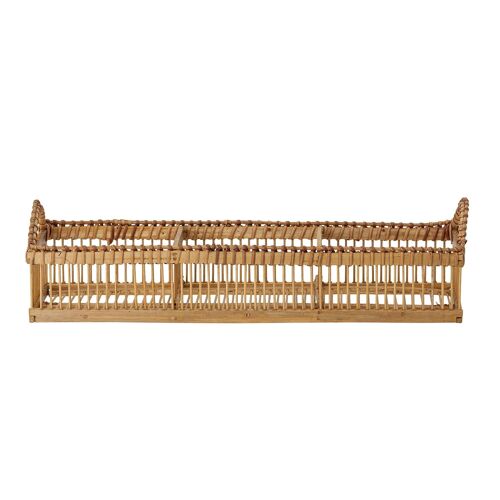 Basket, Nature, Bamboo - (L41,5xH7xW13,5 cm)