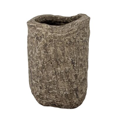 Janay Deco Vase, Braun, Pappmaché – (L45xH52xB37 cm)