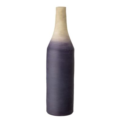 Jarrón Serok Deco, Púrpura, Terracota - (D14,5xH59,5 cm)