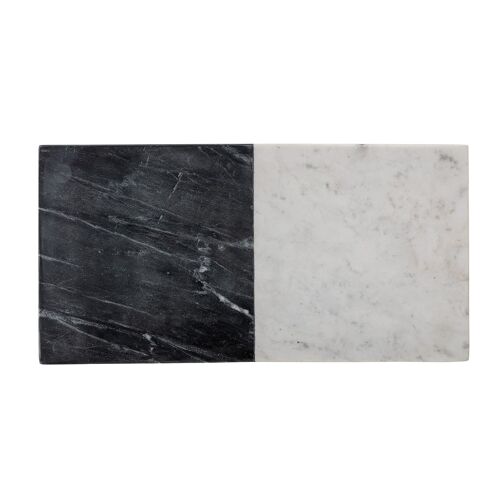 Elvia Cutting Board, Black, Marble 2. - (L45,5xH1,5xW23 cm)