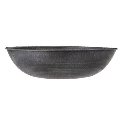 Romer Bowl, Black, Metal - (D57xH15 cm)