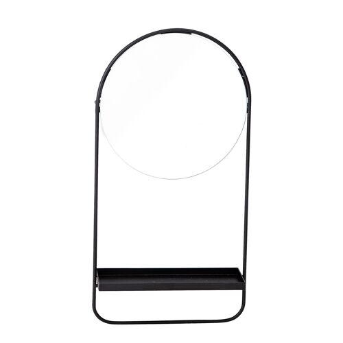 Mirror, Black, Glass - (L30xH58xW10 cm)