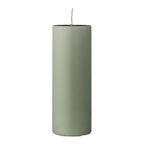 Anja Candle, Green, Parafin 1. - (D7xH20 cm)