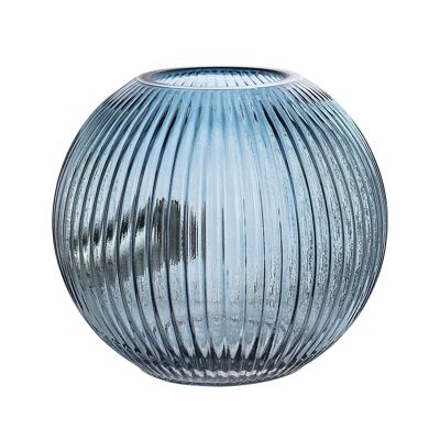 Kauri Lampada da tavolo, Blu, Vetro - (D20xH18 cm)
