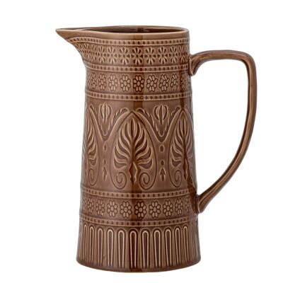 Rani Jug, Brown, Stoneware - (L20xH23xW12,5 cm)