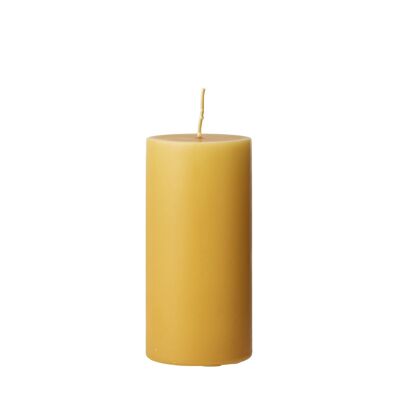 Anja Candle, Yellow, Parafin - (D7xH15 cm)