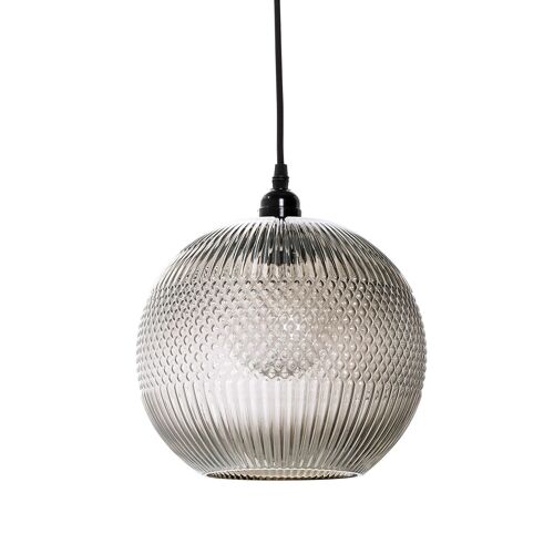 Jahan Pendant Lamp, Brown, Glass - (D24xH29 cm)