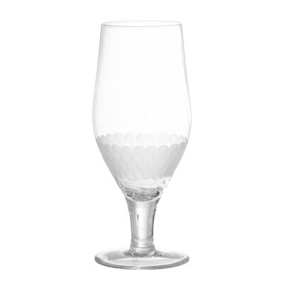 Riga Beer Glass, Clear, Glass - (D7,5xH18 cm)