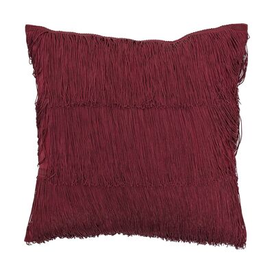 Coussin, Rouge, Coton 2. - (L40xL40 cm)