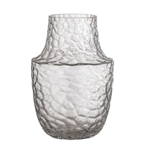 Flo Vase, Clear, Glass - (D15xH22,5 cm)