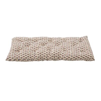 Coussin Kamala, Nature, Coton - (L145xH10xL65 cm)