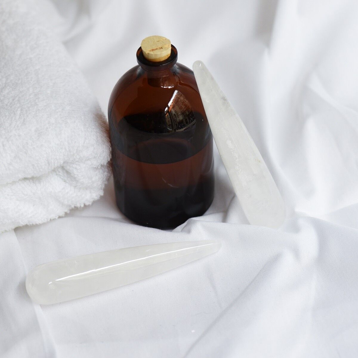 Stick da massaggio in cristallo di quarzo