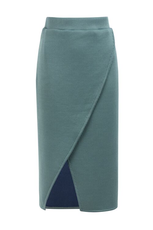 IMPACT WRAP SKIRT BLUE/GREEN