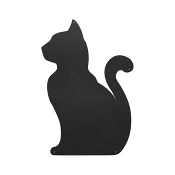 Chat, tableau noir magnétique 56x38 cm, revêtement en poudre durable 1