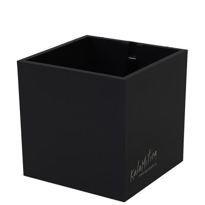 Magnetic Cube 9.8 cm, Black, Stationery Organizer Pen Holder