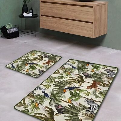 EXOTIC BATH MAT - 60x100 and 50x60 (LxW) - 2 PIECES