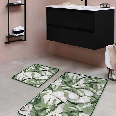 TAPPETO DA BAGNO MINTY - 60x100 e 50x60 (LxP) - 2 PEZZI