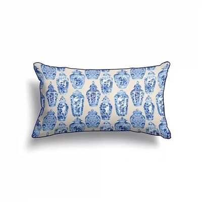 Piece of Trend - Coussin - Trendy - Maxx Dynasty bleu de Delft - 30 x 50