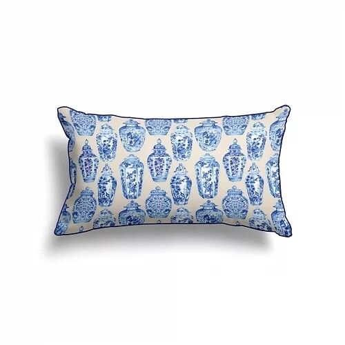 Piece of Trend - Kissen - Trendy - Maxx Dynasty Delfter Blau - 43 x 43