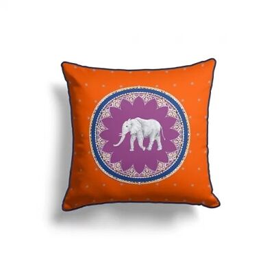 Piece of Trend - Throw Pillow - Trendy - Maxx Sapphire Elephant - 43 x 43