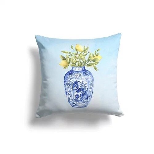 Piece of Trend - Kissen - Trendy - Maxx Lemmon Summer Delft Blue - 43 x 43