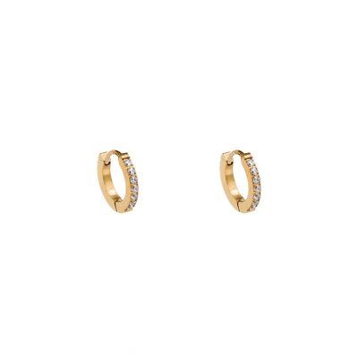 Imane mini hoop earrings - Gold