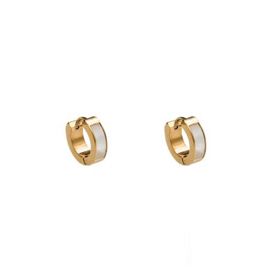 Isra mini hoop earrings - Gold
