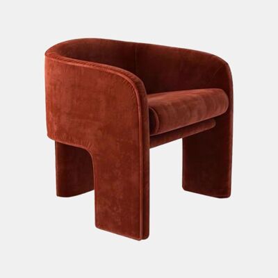 Milo baughman Armchair, Velvet