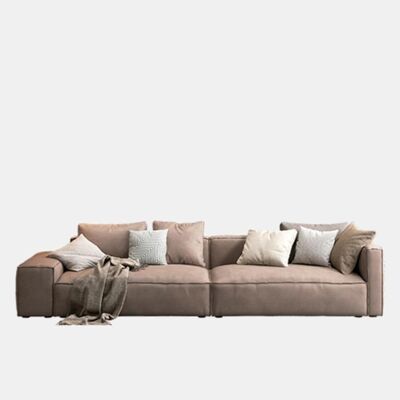 Hartste Two Seater Sofa, Leathaire - Beige - 280cm