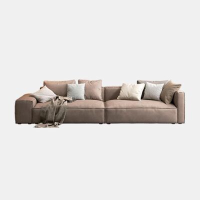 Hartste Three Seater Sofa, Leathaire - Beige - 240cm