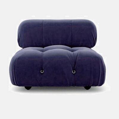 Mario Bellini Camaleonda Sofa, Single Seater - Black - One Seater