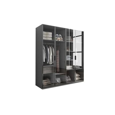 KA9370 Wardrobe, Different Sizes Available - Standard - With Light