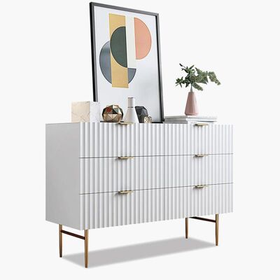 Carrianne Sideboard - White - Side Table