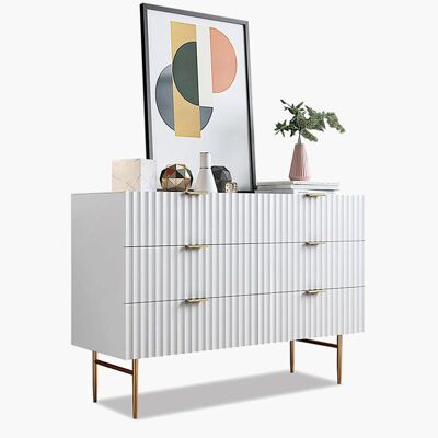 Carrianne Sideboard - White - Chests Of Drawers