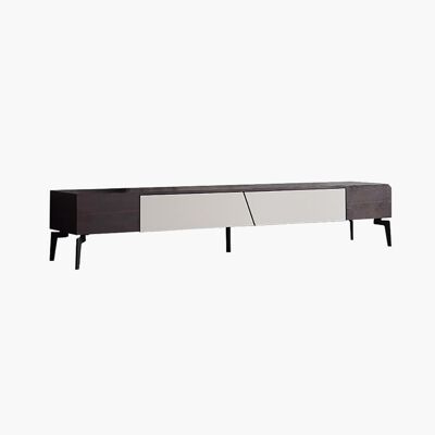 GR43 TV Stand, Grey & Rosewood - Coffee Table