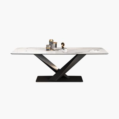 Sanders Dining Table, Marble - 1300mm - 4 - 2