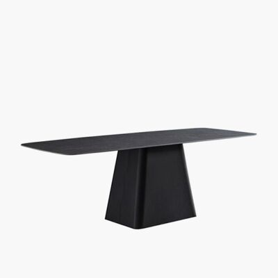 Bontempi Artistico Dining Table, Sintered Stone, Dining Table Set - 220cm - Black