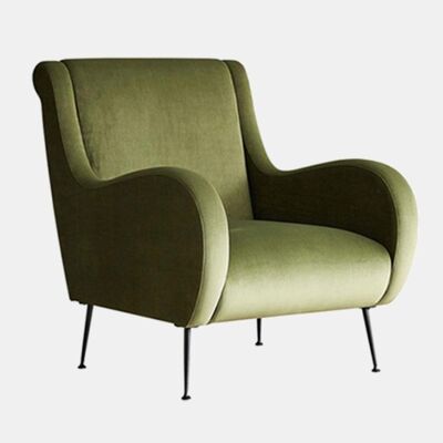 INS3 Armchair, Velvet - Without