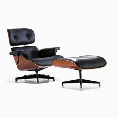 Eames Lounge Chair, Palisander, Minimum Quantity: 3 - Italian Genuine Leather