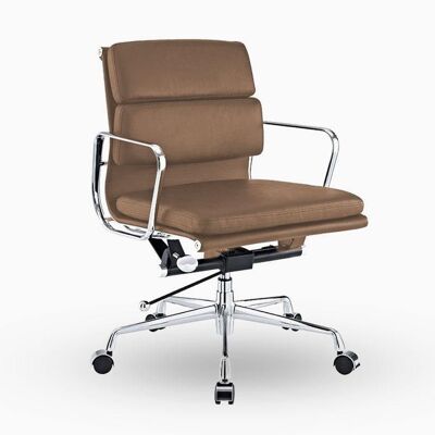 Eames Executive Office Chair, Medium Back, Brown