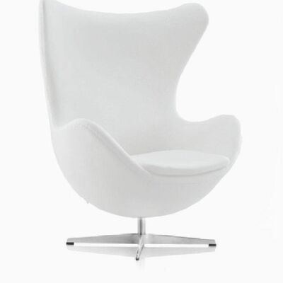 Arne Jacobsen Egg Chair, White