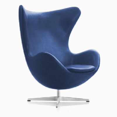 Arne Jacobsen Egg Chair, Blue