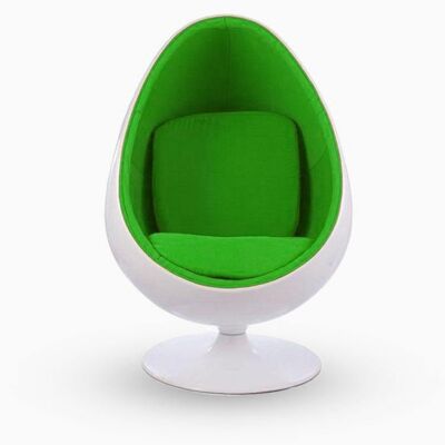 Eero Aarnio Egg Pod Chair, Green