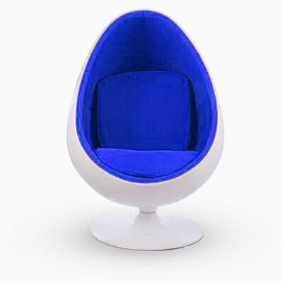 Eero Aarnio Egg Pod Chair, Blue
