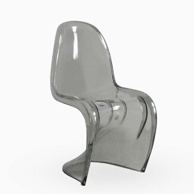 Philippe Starck Clear Panton Chair Red