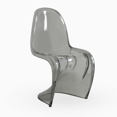 Philippe Starck Clear Panton Chair Red