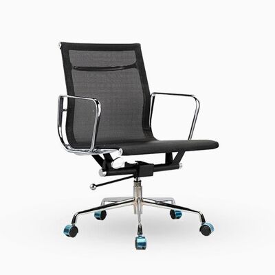 Eames Executive Office Chair II, Medium Back, Black